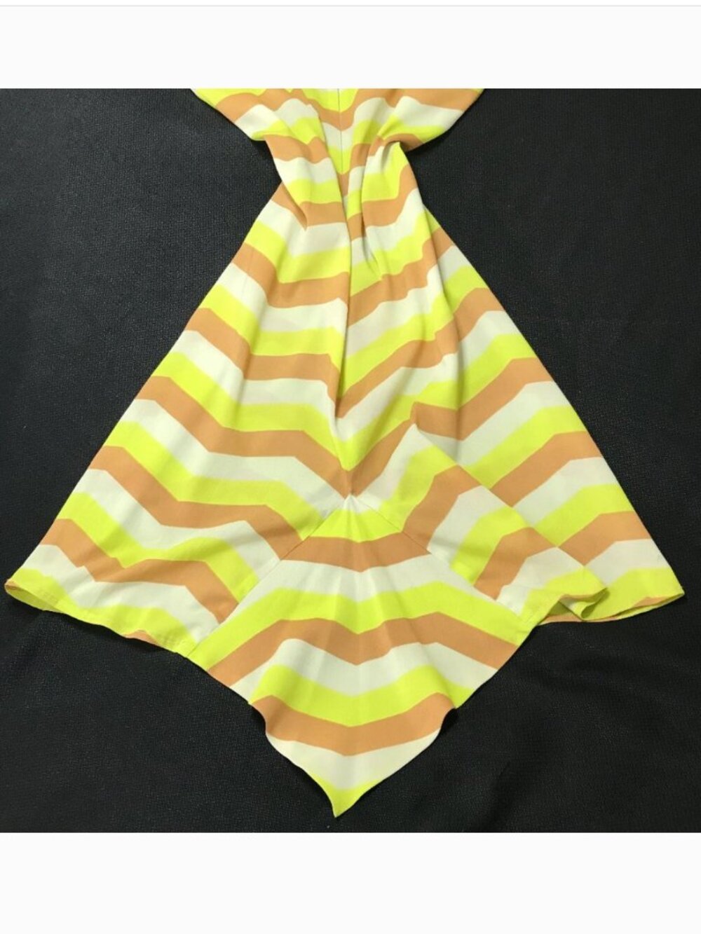 NNOT Auth Versus by Versace vintage Stretchy Silk Chevron mini Summer dress - Picture 14 of 15